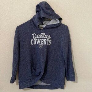 Dallas Cowboys Football Sammy Twist Fleece Pullover Hoodie Size Large 12/14